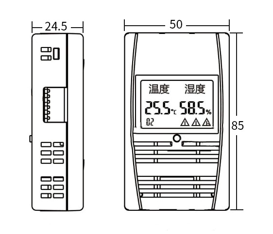 SPD-HT485_D機(jī)架溫濕度傳感器，機(jī)架溫濕度傳感器